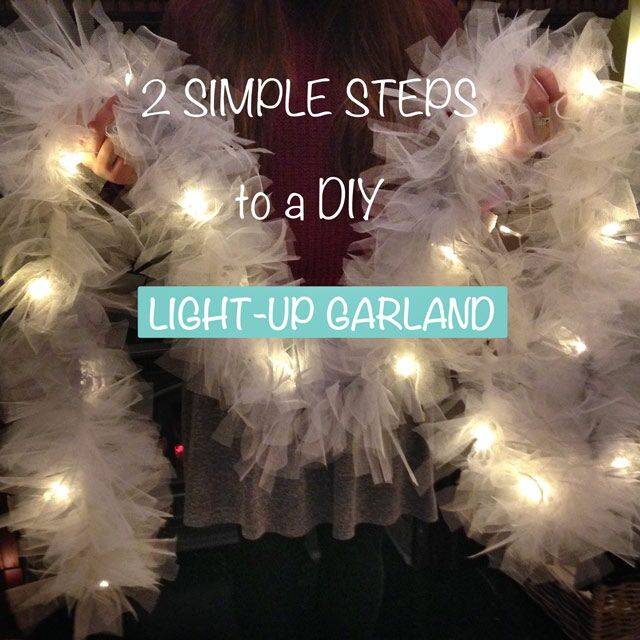 How To Create A Festive Fairy Light Garland