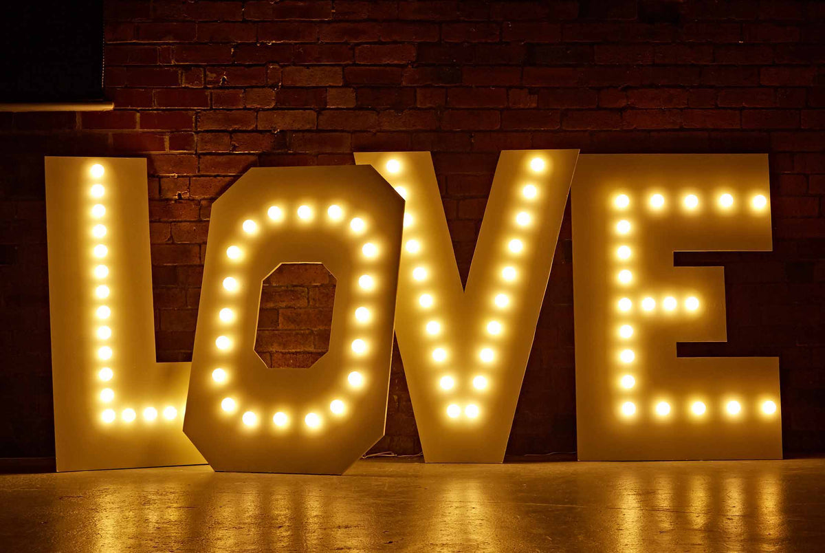 Love Letters For Wall Lights Light Up Letters | LED Light Up Alphabet