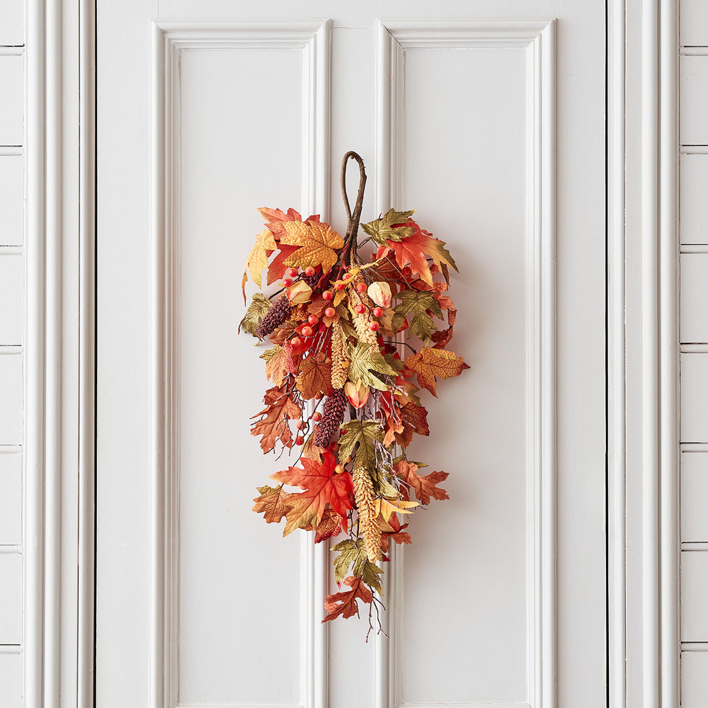 Berry & Pinecone Bough Autumn Decoration