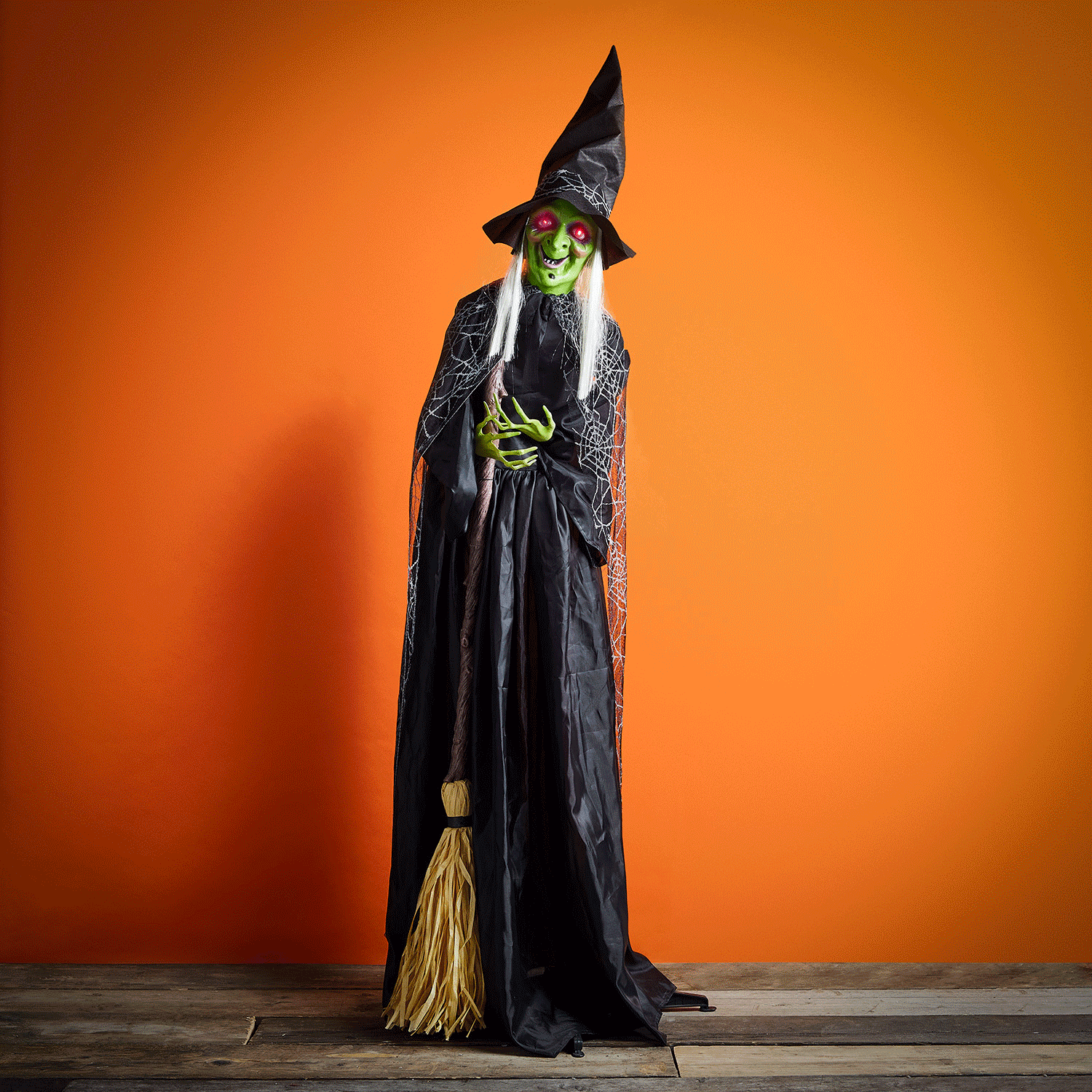 Cackling Cathy Animated Halloween Witch Decoration UK