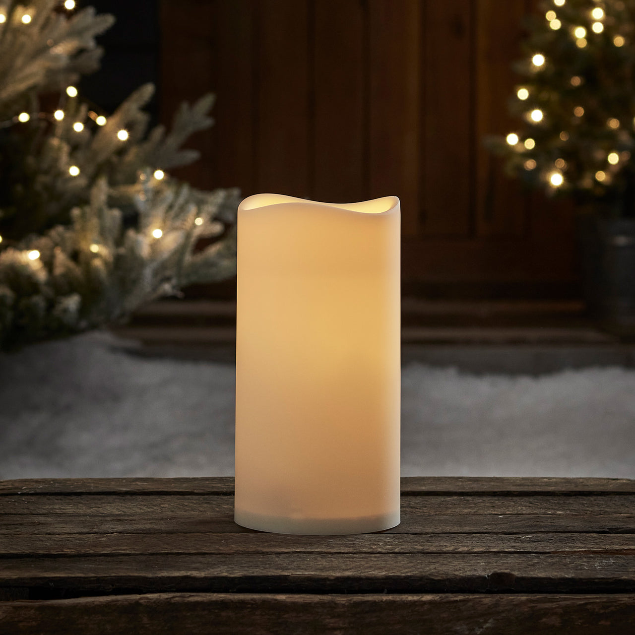 Large Port Isaac Battery Outdoor LED Candle