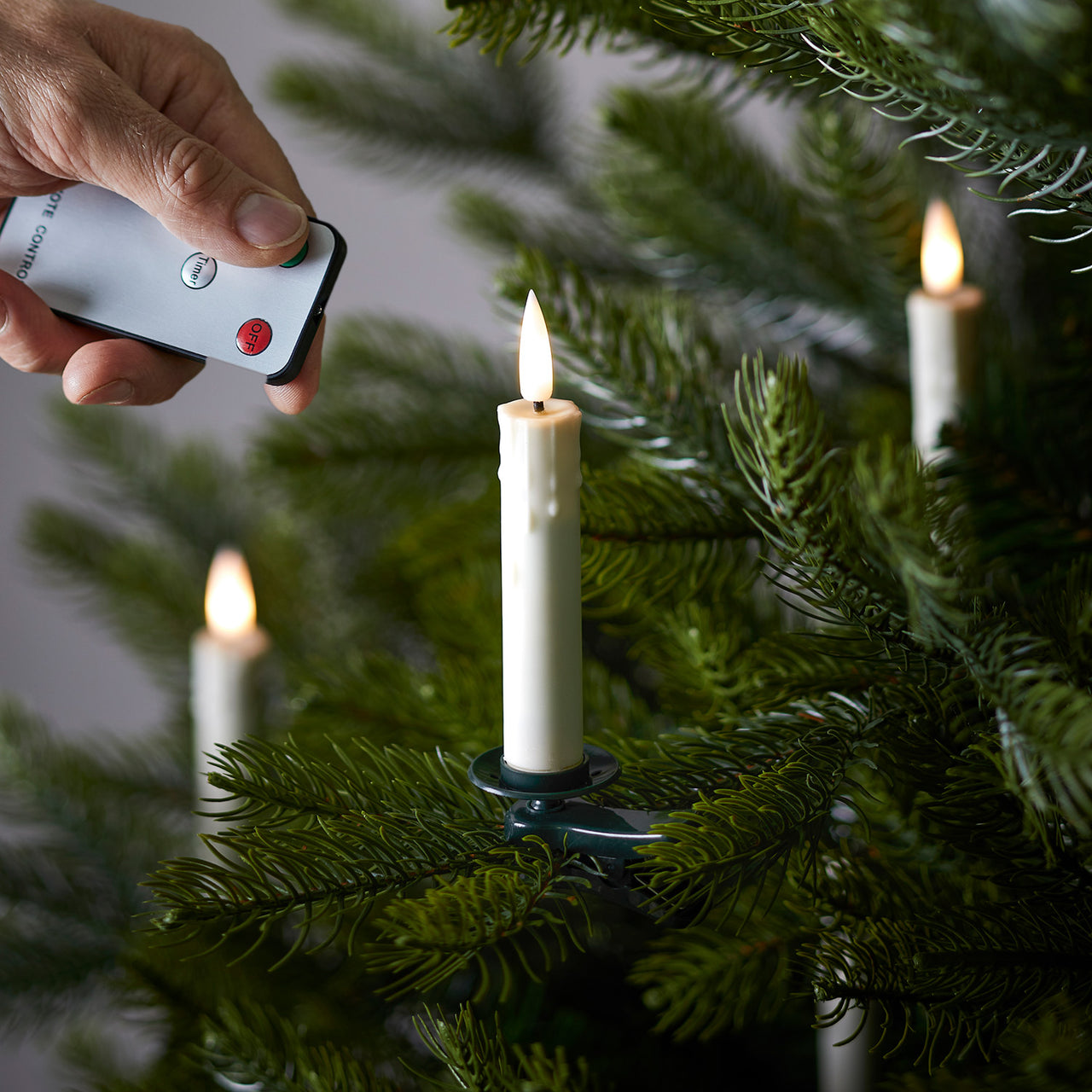 10  TruGlow® Christmas Tree Candle Lights