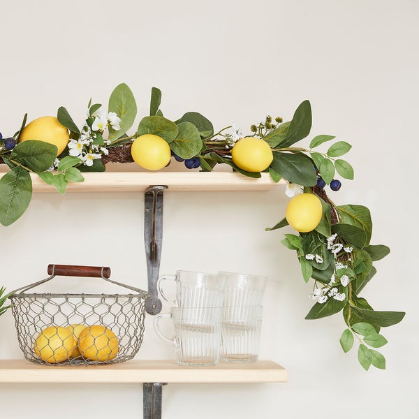 Lemon Spring Wreath & Garland Bundle