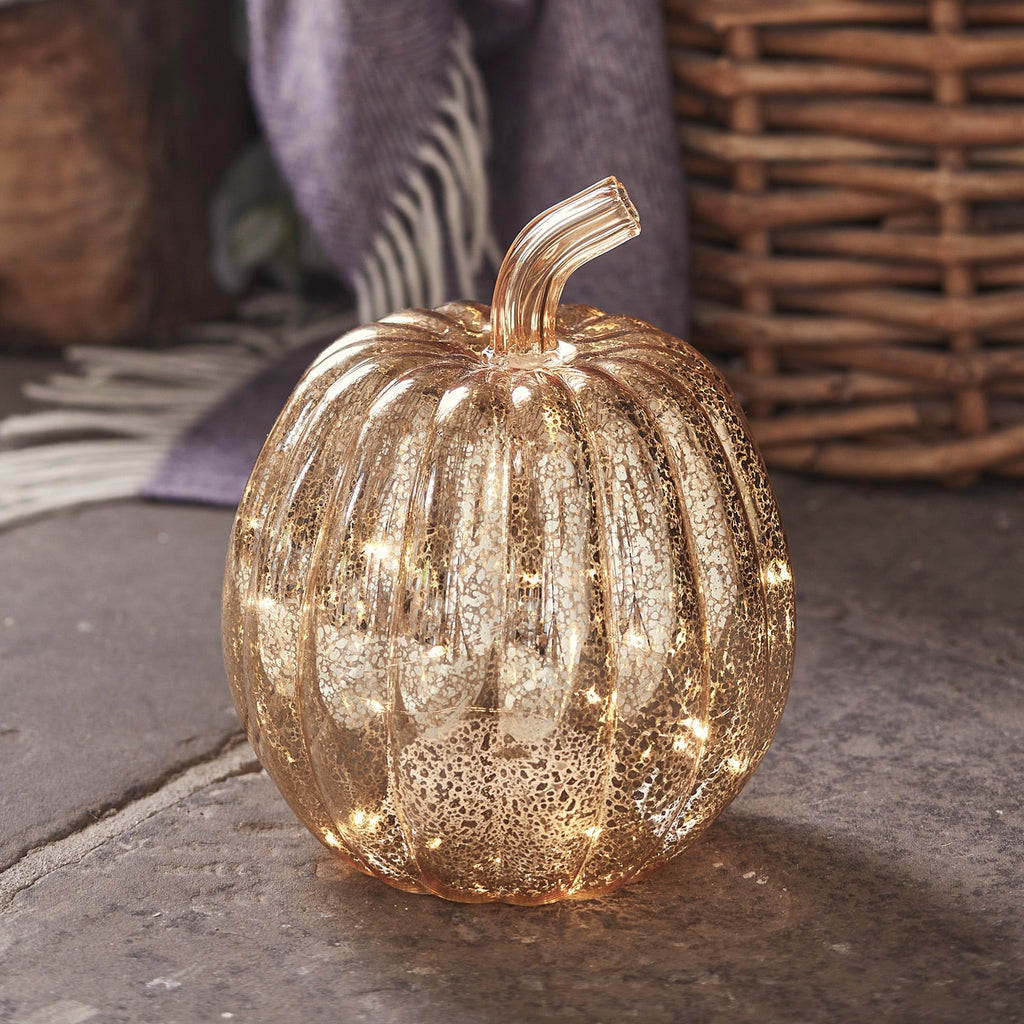 Set of 5 Light Up Pumpkin Decorations Lights4fun.co.uk
