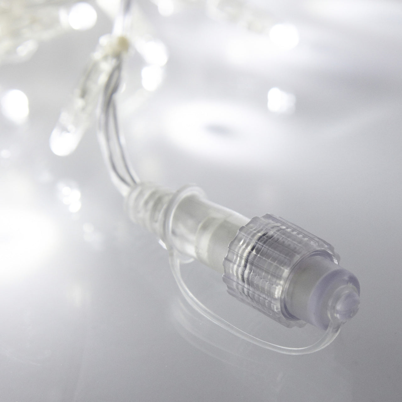 140 White Led Connectable Net Light Clear Cable 2M X 2M