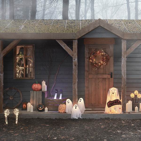 Ghost Dog Halloween Decoration