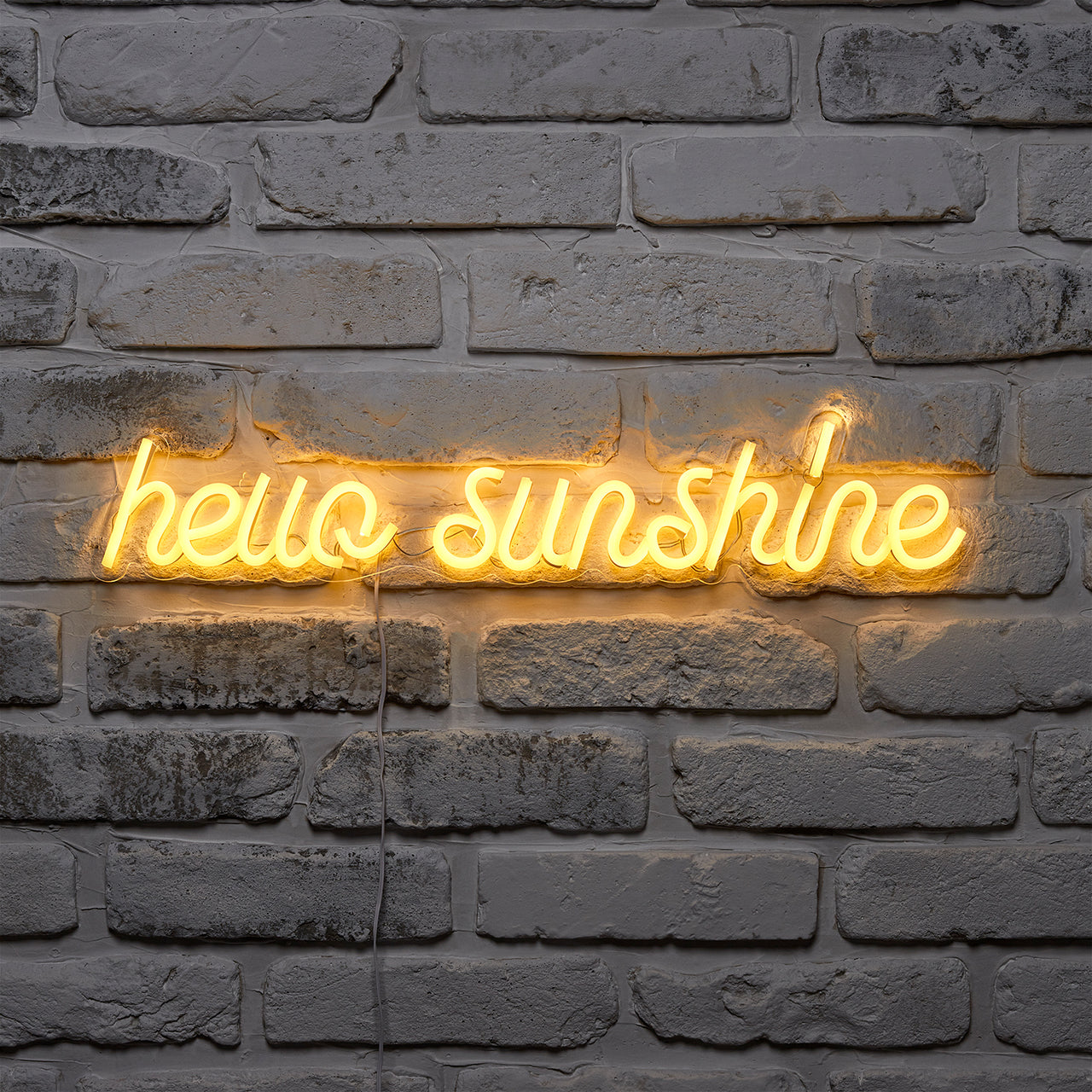Hello Sunshine Neon Wall Light