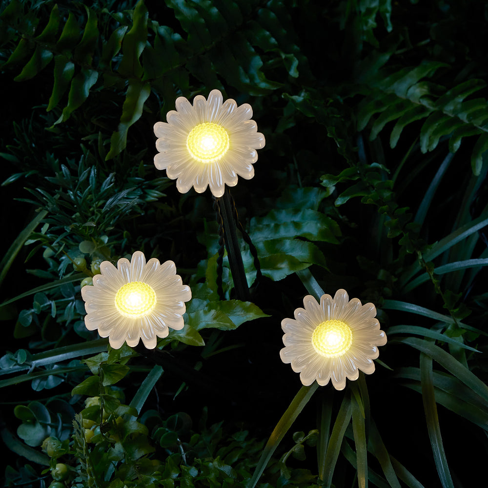 9 Daisy Flower Solar Stake Lights