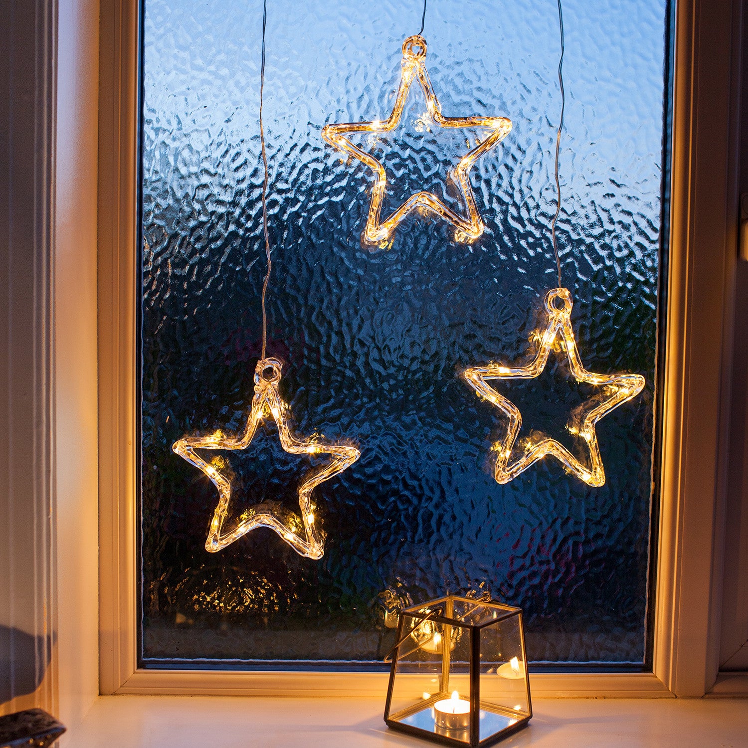 Malmo Battery LED Window Star Lights Lights4fun.co.uk