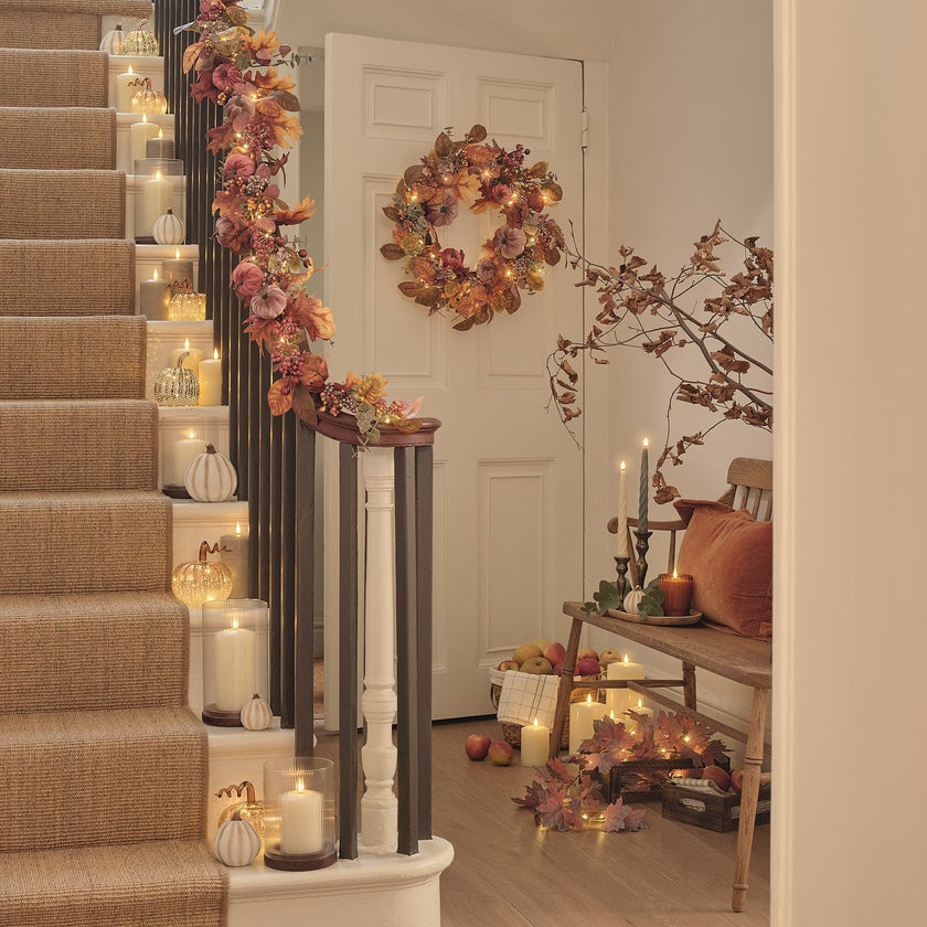 A Warm Welcome: Styling Your Entryway and Staircase for a Cosy Autumn Harvest