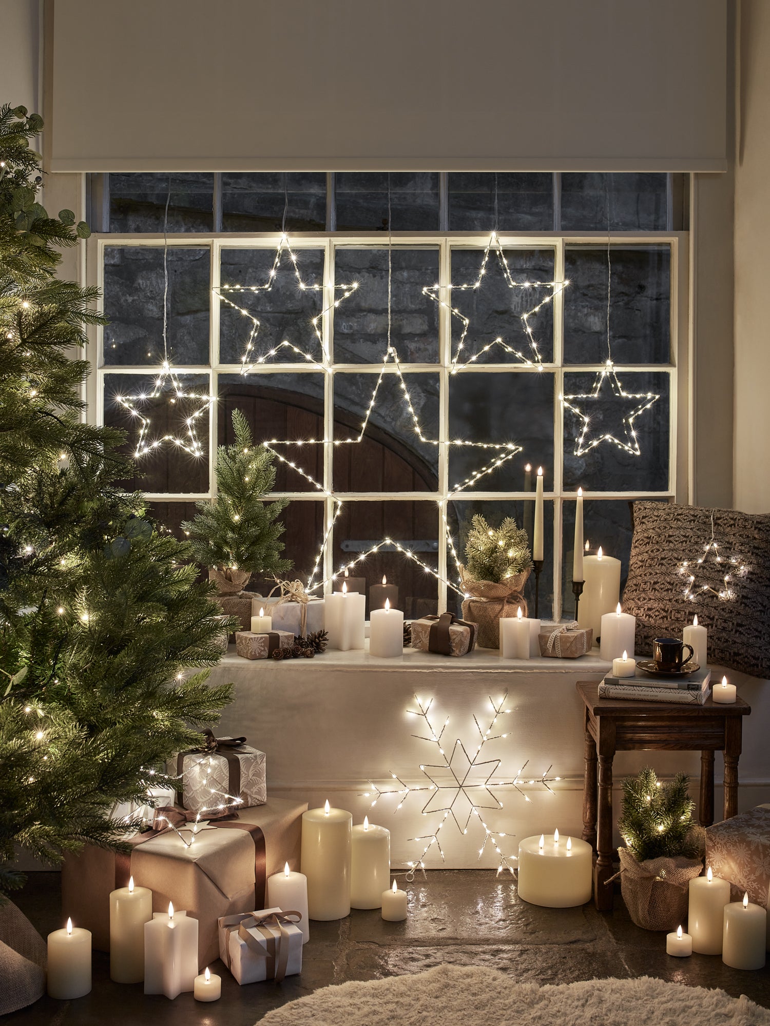 Window For Indoor Lights Creative Ways To Use Holiday Lights Indoors