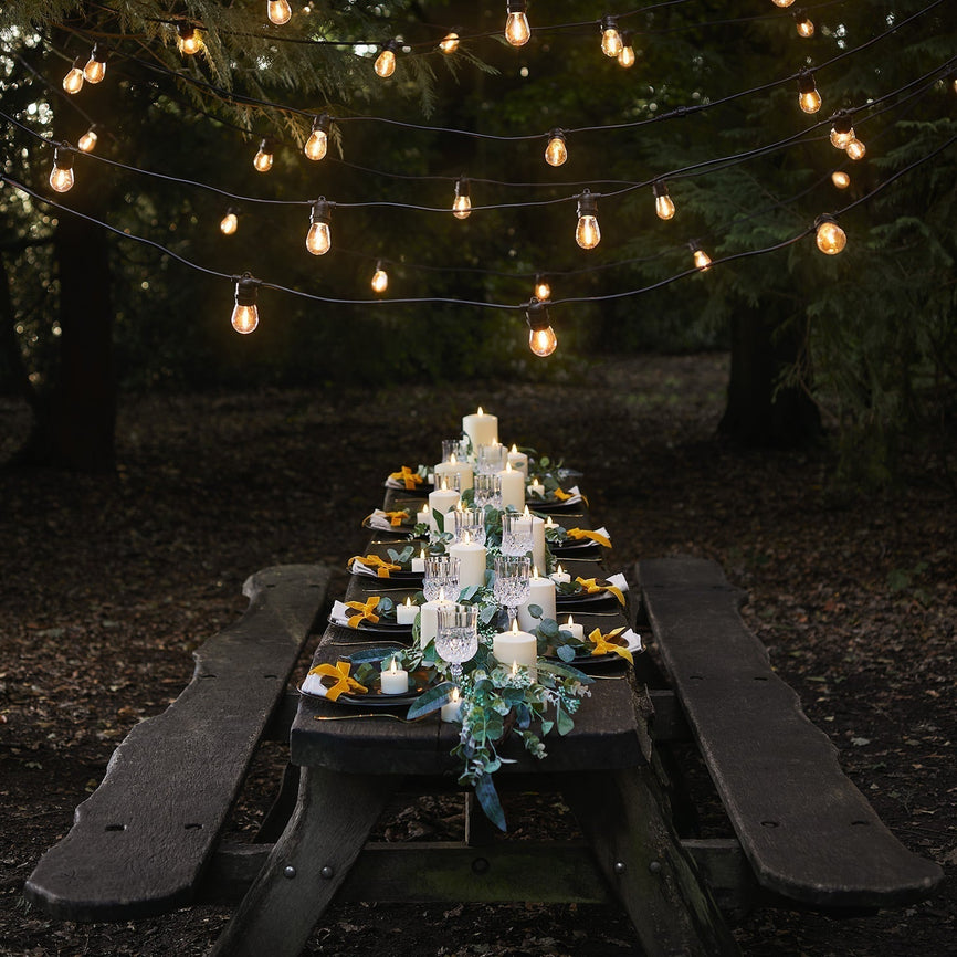 How to Light Up an Outdoor Party