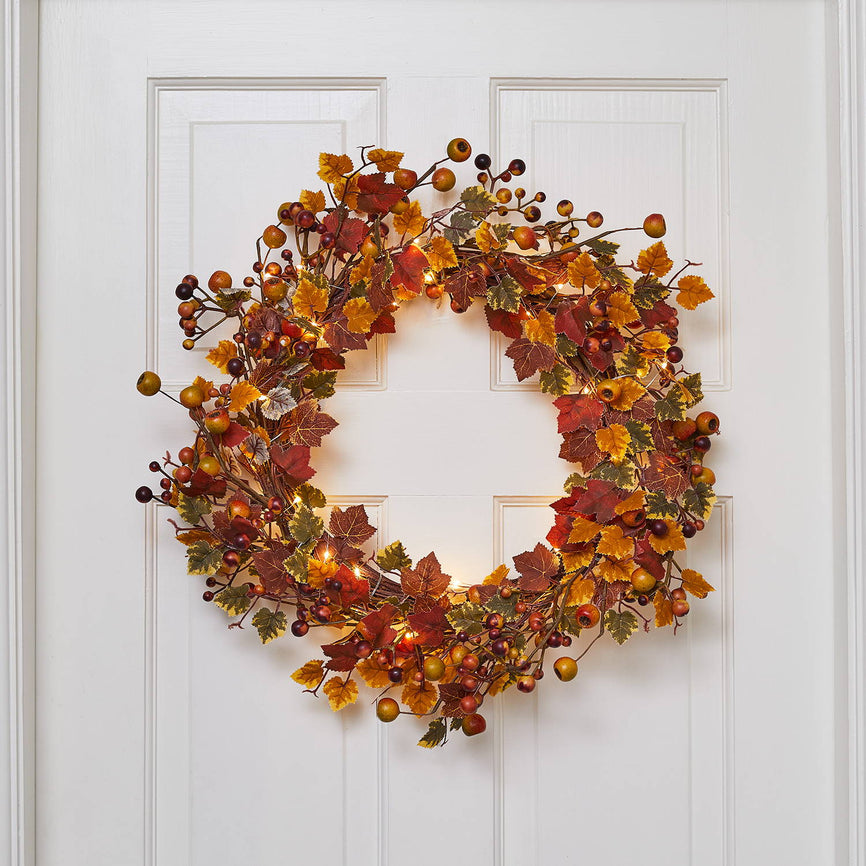Create A Warm Autumn Entrance