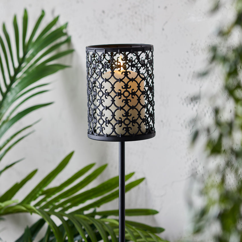 Meknes Candle Garden Stake