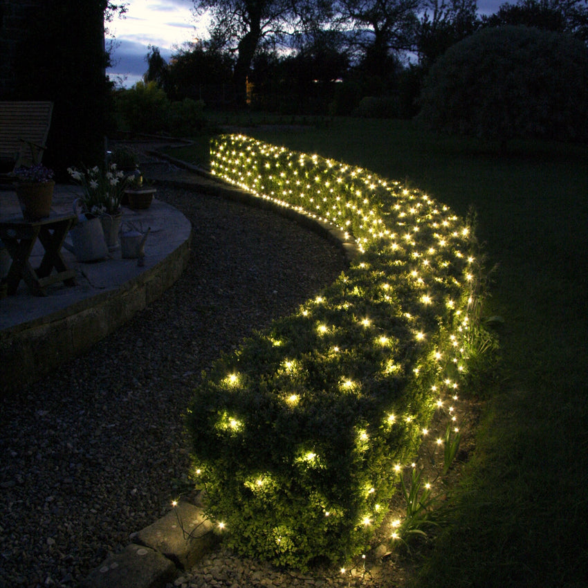 Net Lights Illuminated Hedge