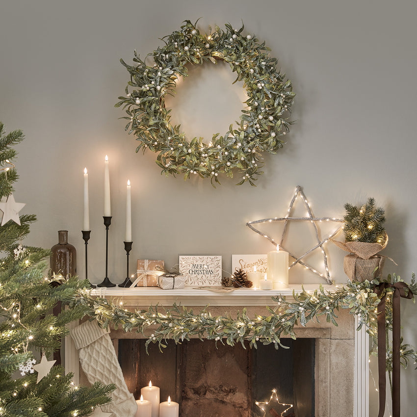 Light up fold out Christmas advent calendar 