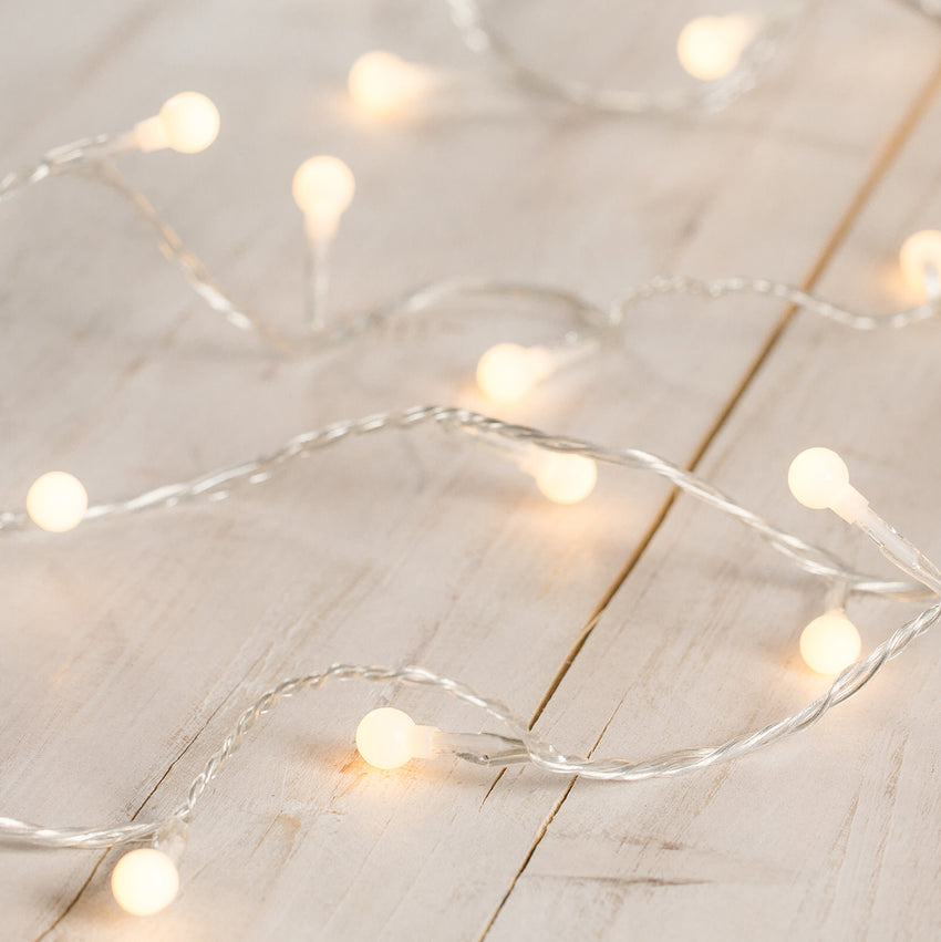 Warm white micro LED indoor fairy lights