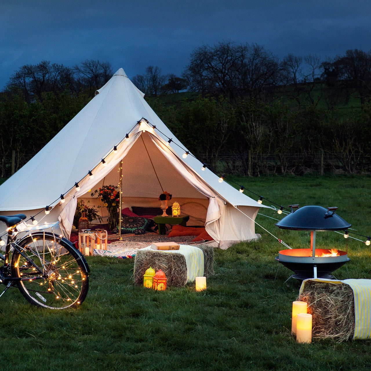 tent candle Small Outdoor Battery LED Candle