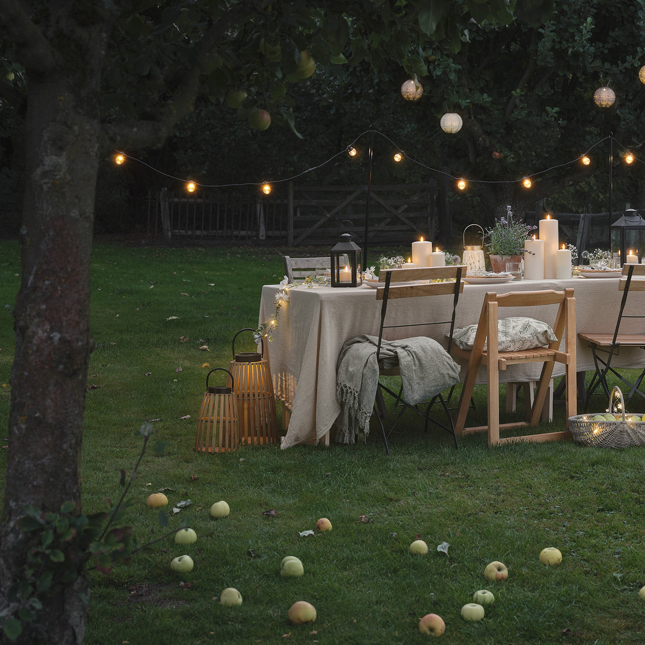 Large Sol Wooden Solar Lantern | Outdoor Garden Decoration