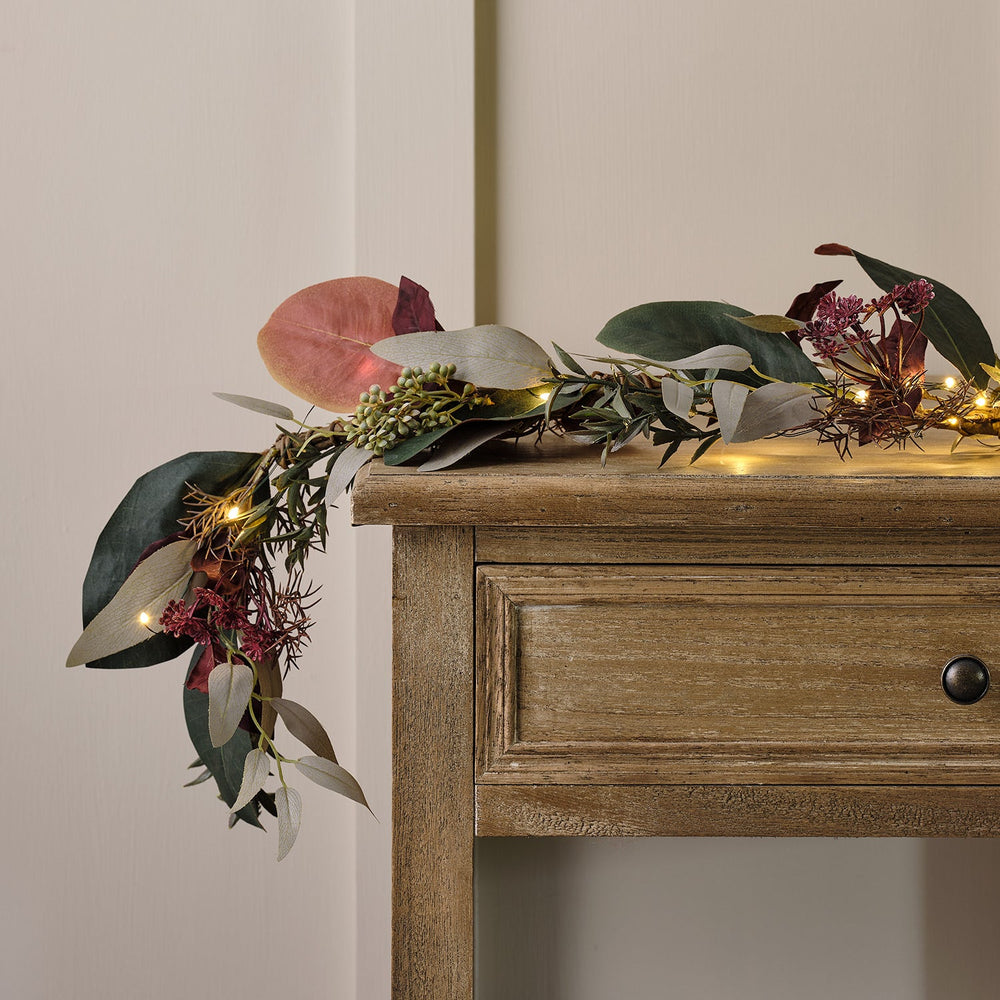 1.5m Crisp Leaf Autumn-Winter Garland Micro Light Bundle