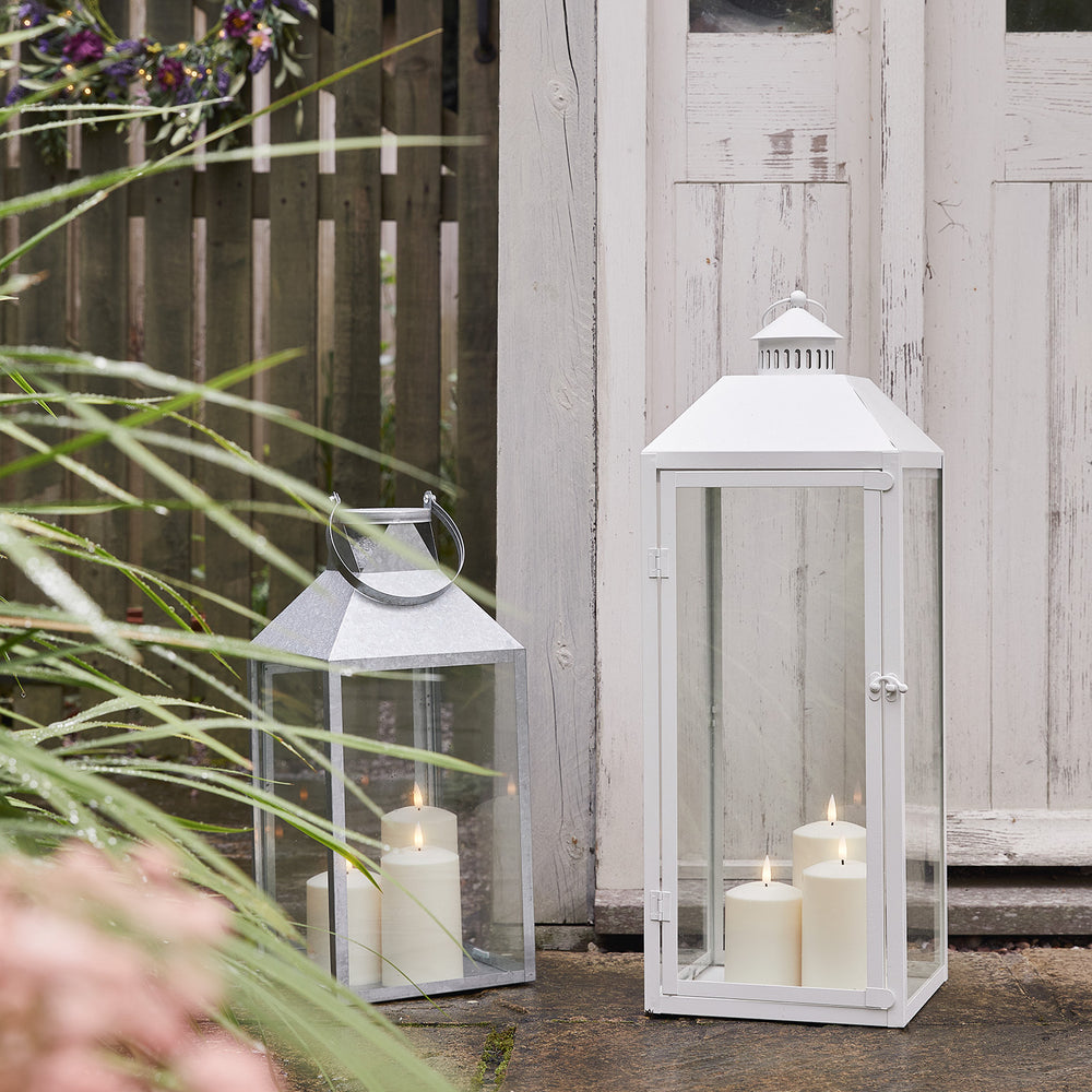 Large Perth & Hayle Lantern Duo with TruGlow® LED Candles