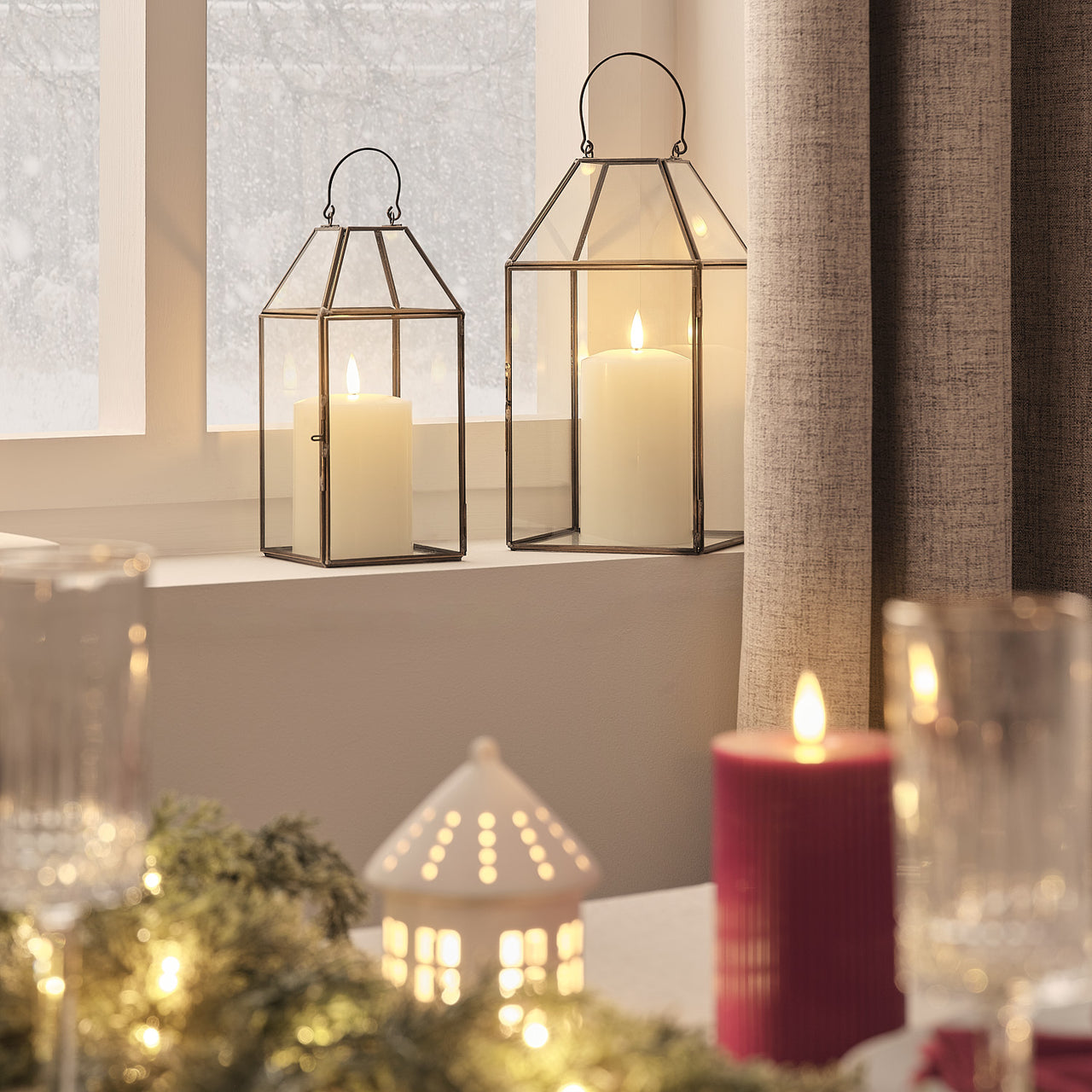 Vicarage Gold Lantern Duo