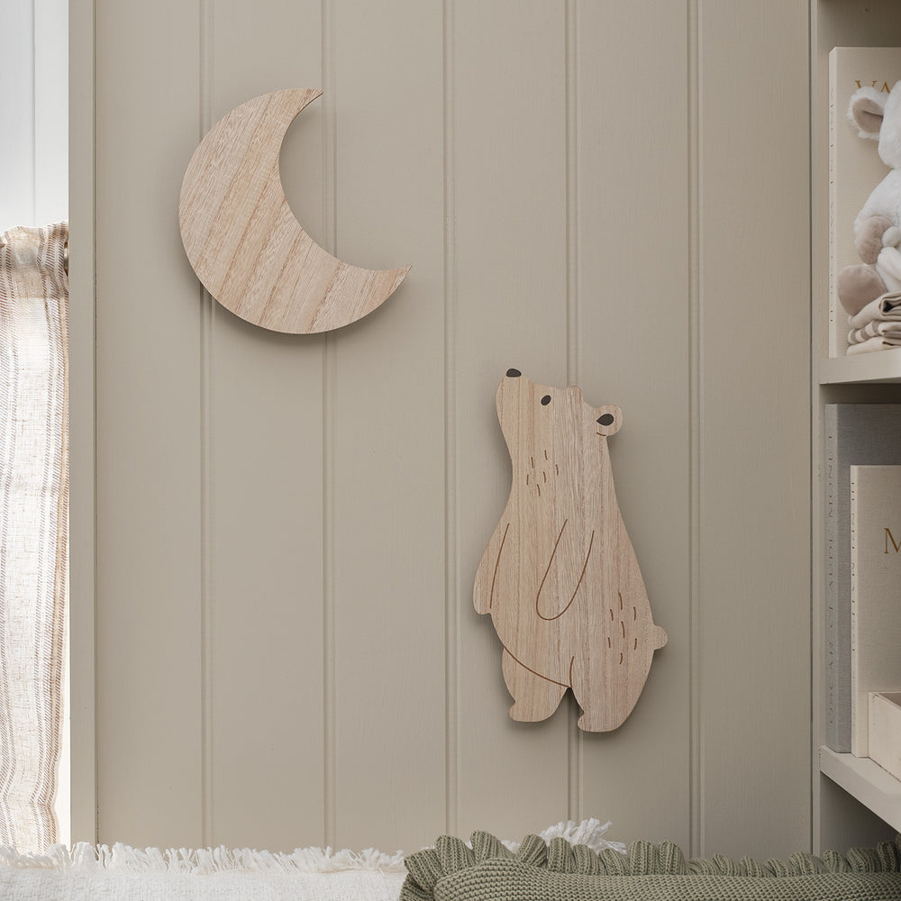 Bear & Moon Children's Wall Lights