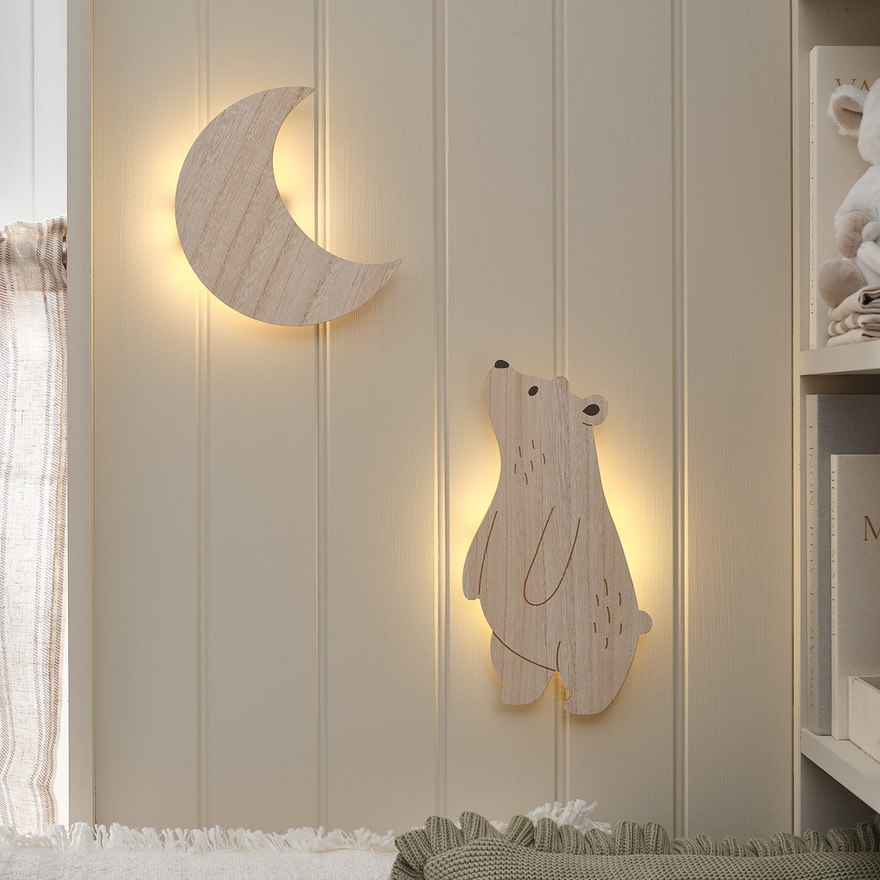 Curious Bear Children's Wall Light