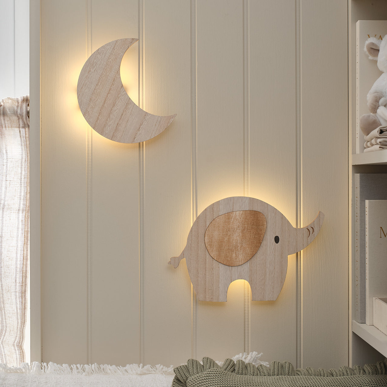 Ernie Elephant Children's Wall Light