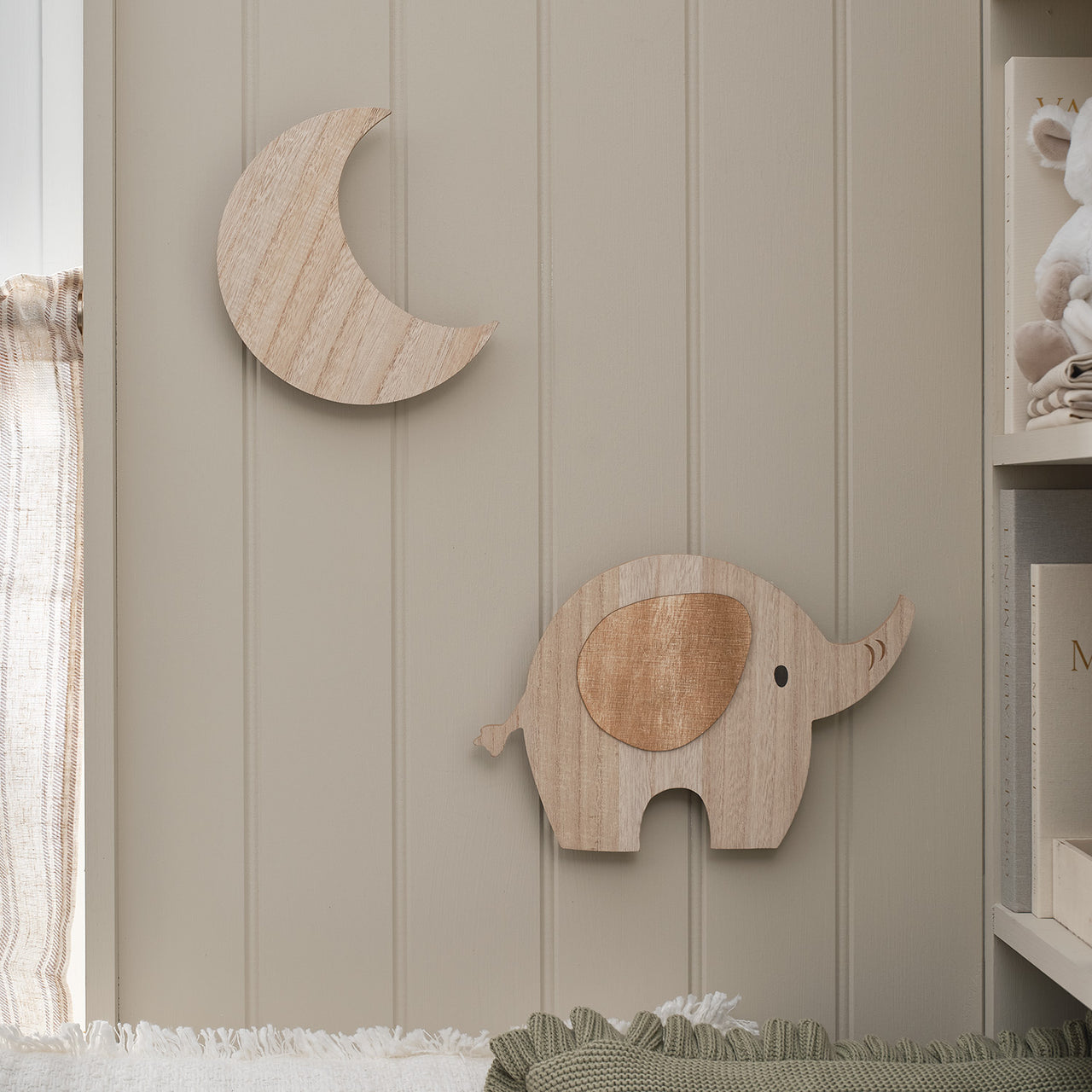 Elephant & Moon Children’s Wall Light