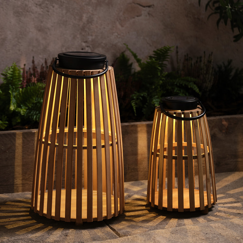 Bamboo Lantern Bundle | Outdoor Garden Decoration