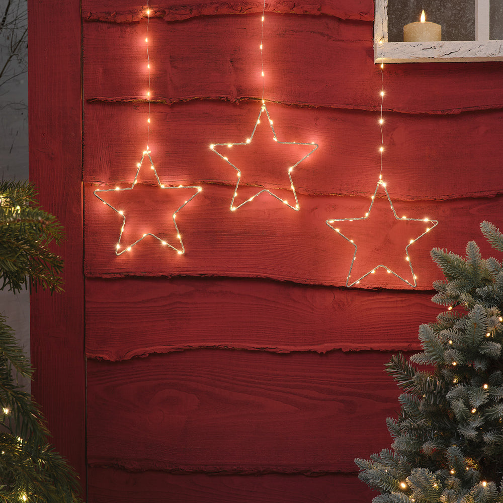 6 Outdoor Hanging Star Lights