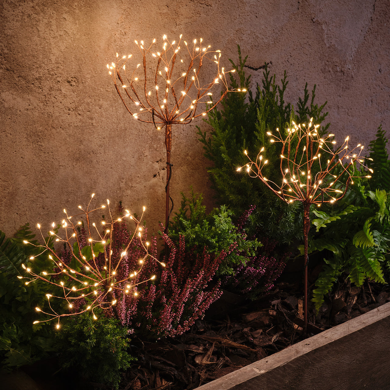 Gold Starburst Solar Stake Light