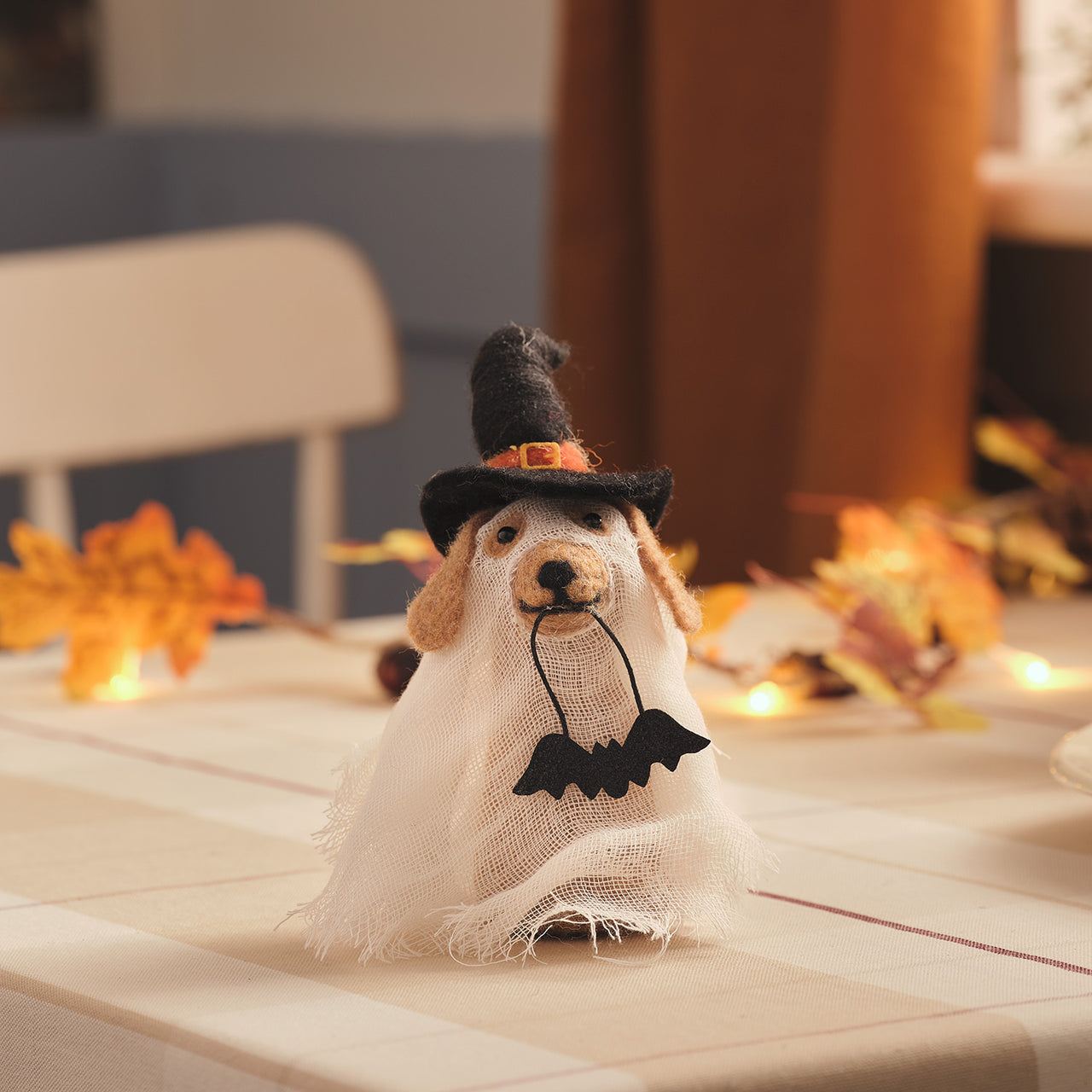 Gordie & George Hanging Ghost Dog Decorations