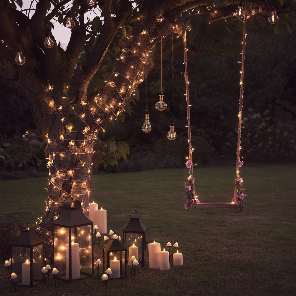 Essential Connect 10m 100 Warm White Connectable Fairy Lights Clear Cable