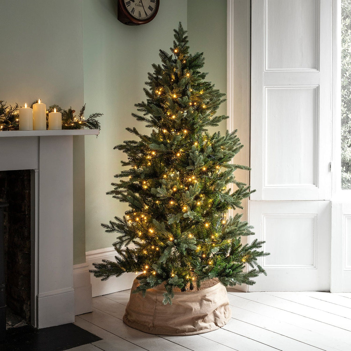 Essential Connect 50m 500 Warm White Connectable Fairy Lights Green Cable