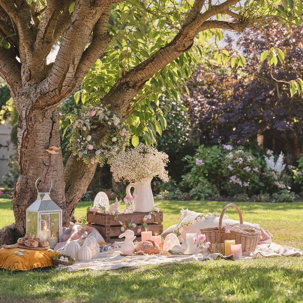 Easter picnic under a tree