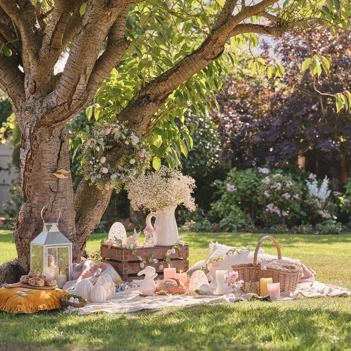 Easter picnic under a tree