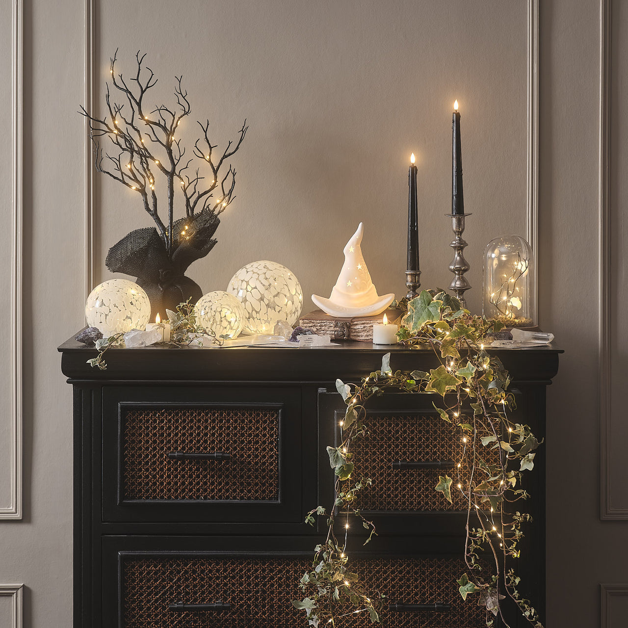 Spooky Ghost LED Halloween Dome Decoration