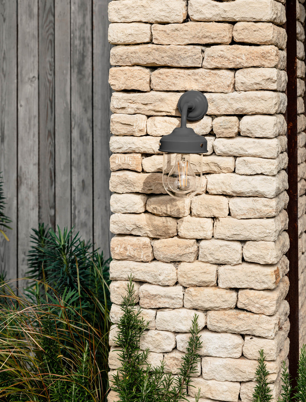 Thurlaston Barn Light Carbon Steel