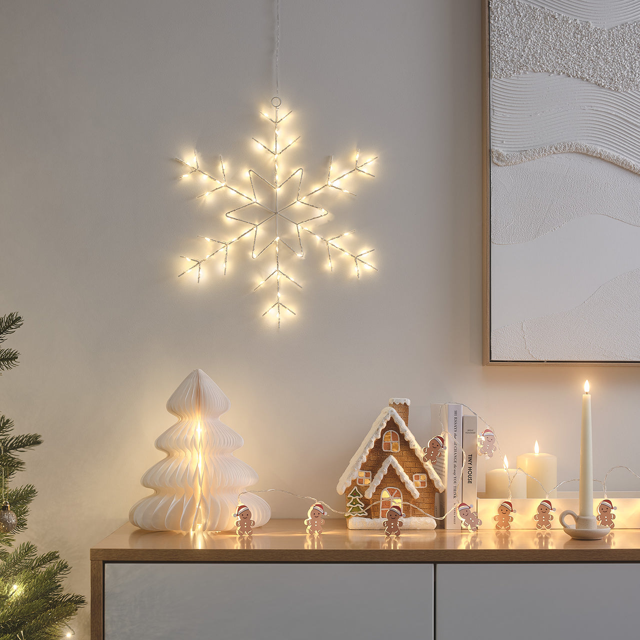 Osby Snowflake Christmas Window Light