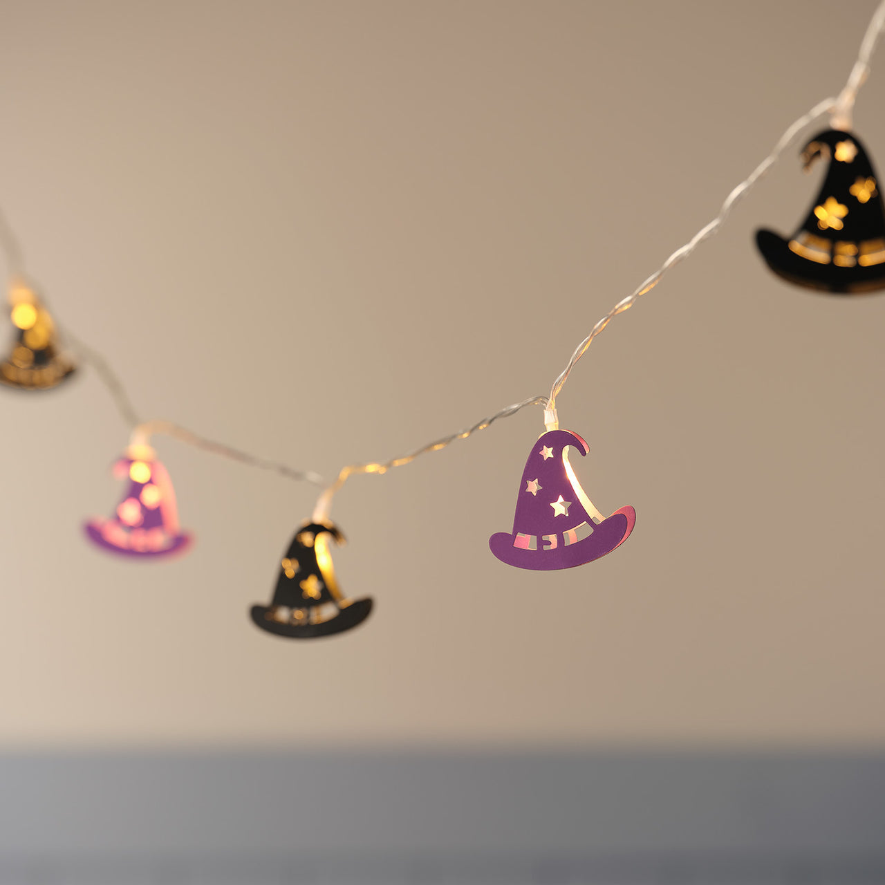 10 Witch Hat Halloween LED Fairy Lights