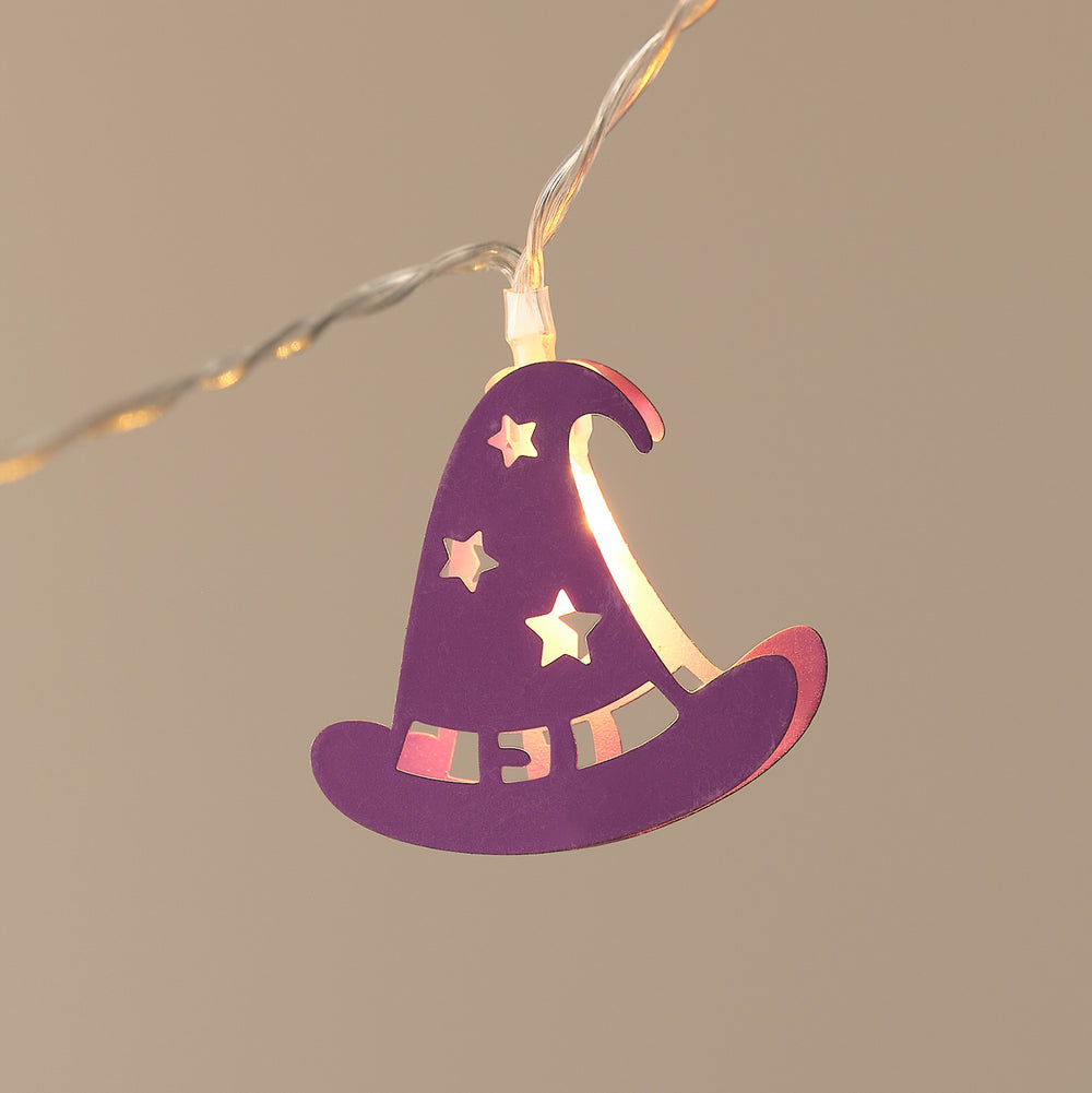 10 Witch Hat Halloween LED Fairy Lights