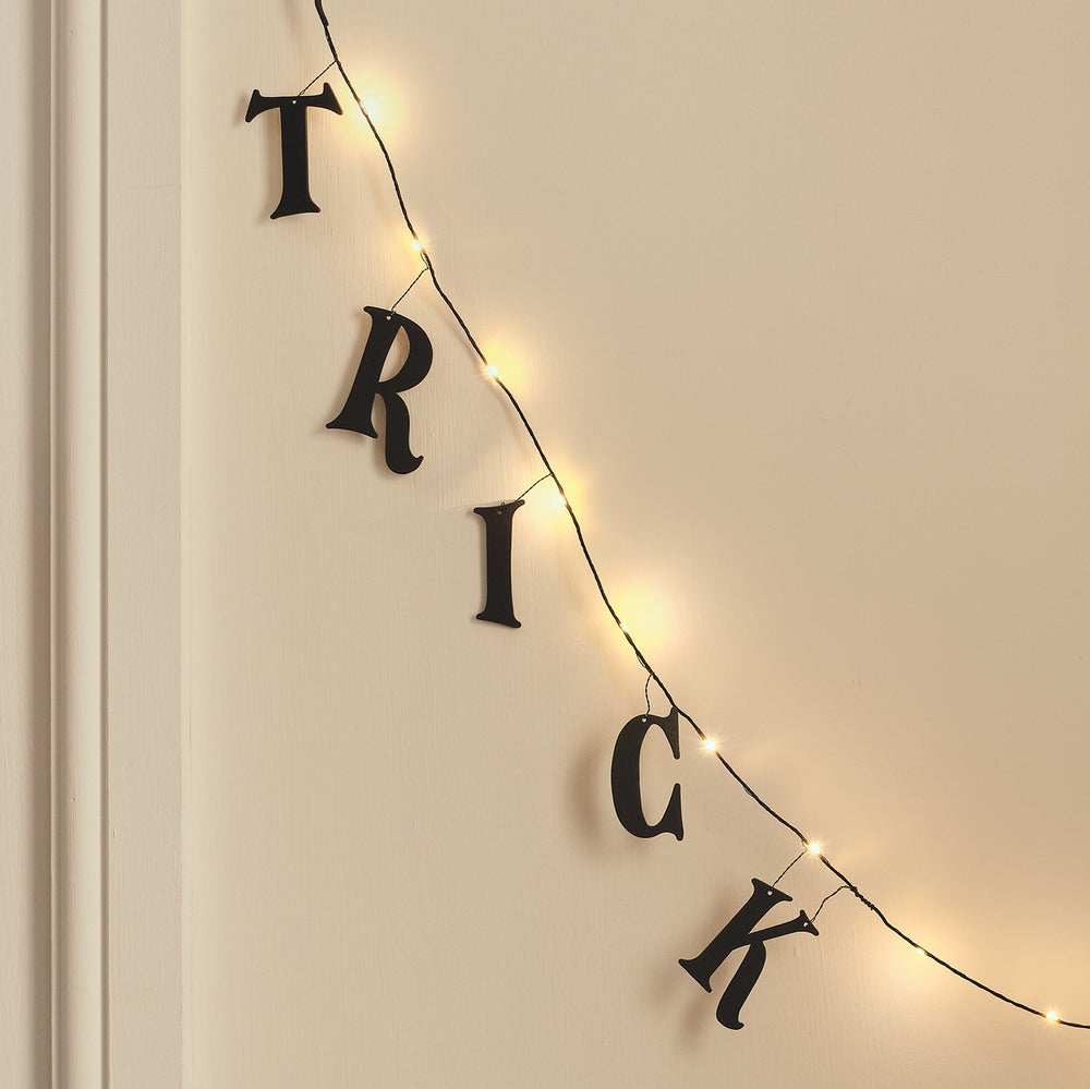 1.6m Trick or Treat Halloween Micro LED Garland
