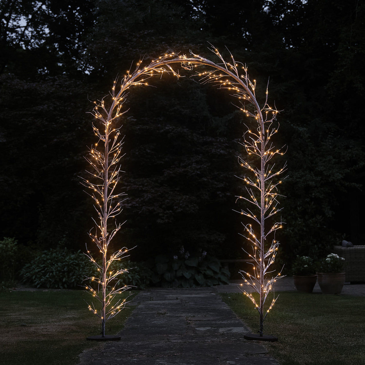 2.3m Snowy Branch LED Archway Light