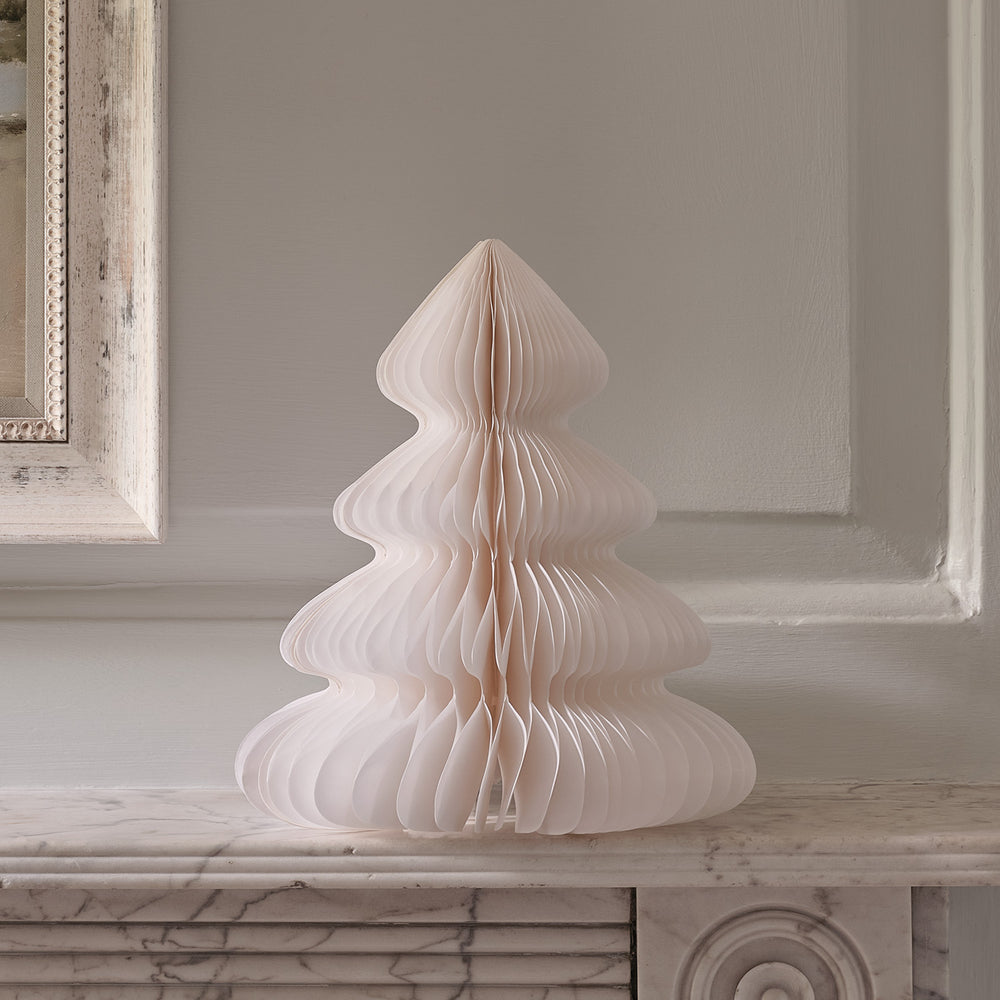 28cm Paper Christmas Tree LED Decoration