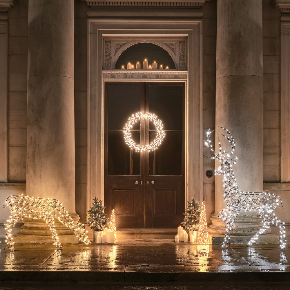 78cm Cluster LED Wreath Light