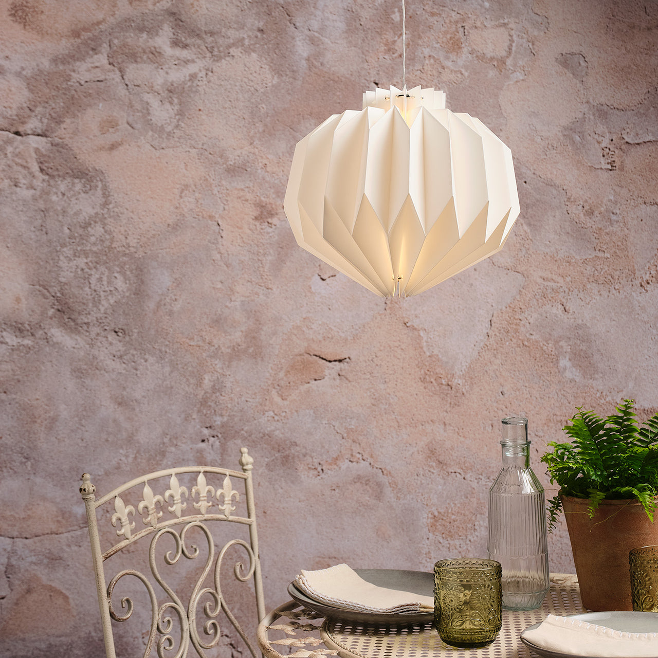 Shrewsbury Paper Pendant