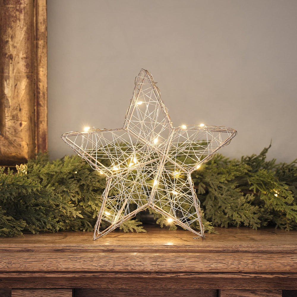 Mini Silver 3D Micro Light Star