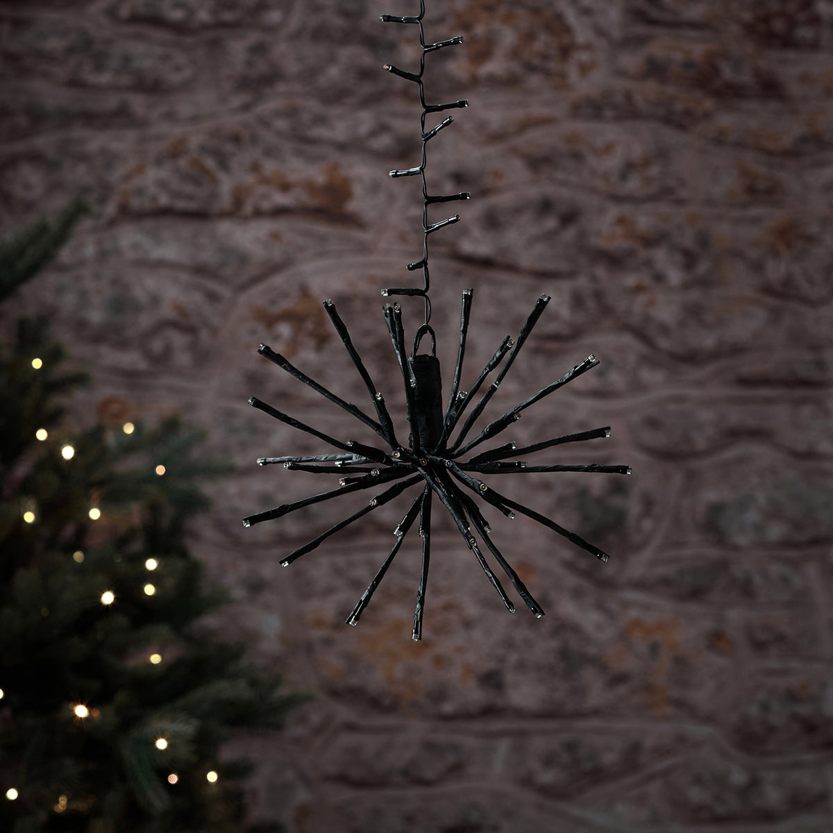 Outdoor Hanging LED Flashing Starburst Lights for Tree